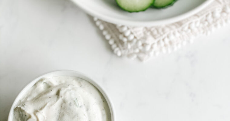 The Best EVER Healthy Greek Yogurt Ranch