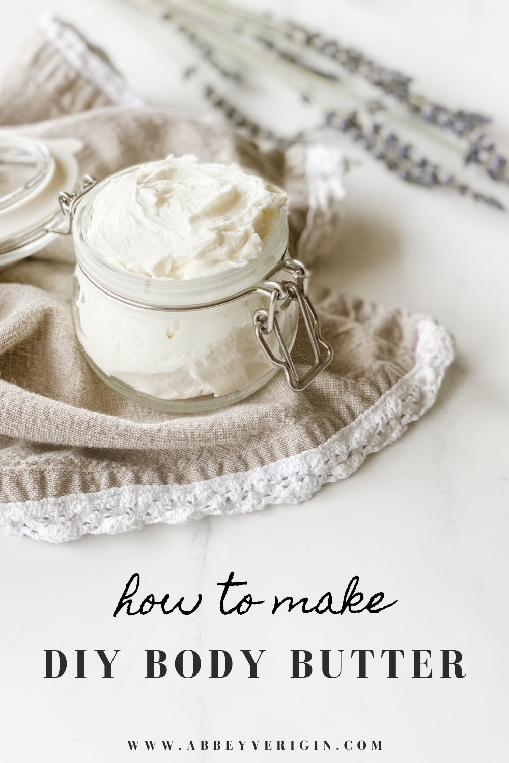 How To Make Natural Body Butter DIY Body Butter Abbey Verigin