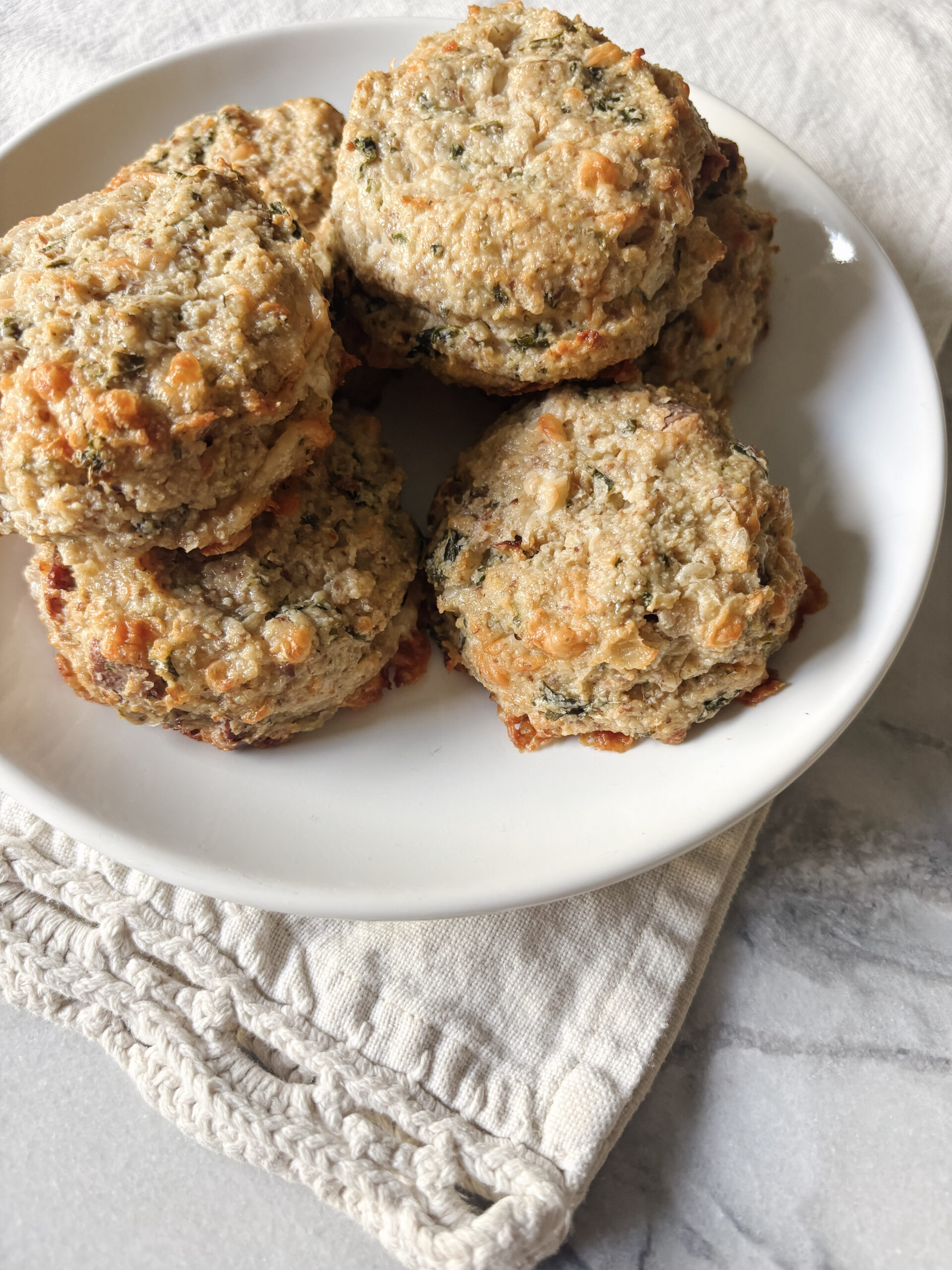 High Protein Breakfast Biscuits